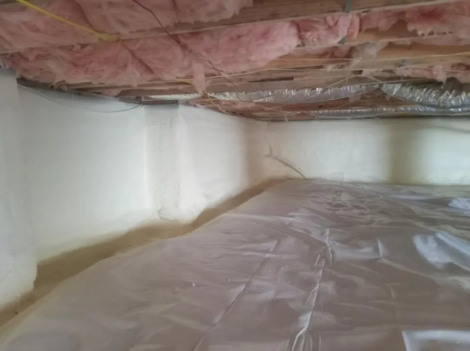 Crawl space encapsulation with closed-cell spray foam for Roof Maintenance in Polson
